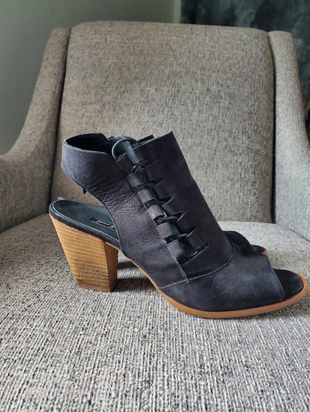 🔥 Paul Green Sabrina Open Toe Sandals, Black (5.5 UK, 8.0 US)